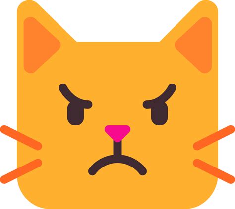 "pouting cat" Emoji - Download for free – Iconduck