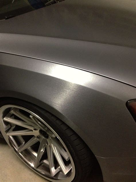 brushed metal wrap – brushed metal vinyl car wrap – Six0wllts