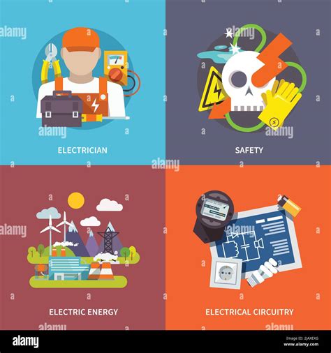 Electrical safety infographics Stock Vector Images - Alamy
