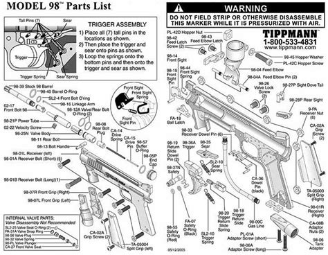 Tippmann 98 Custom Parts Kit