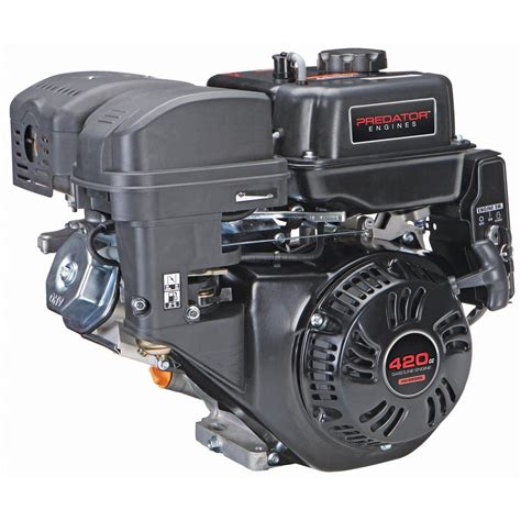 Predator 420 cc OHV Horizontal Shaft Gas Engine 14hp, 1'' shaft w 1/4'' keyway (Honda clone ...