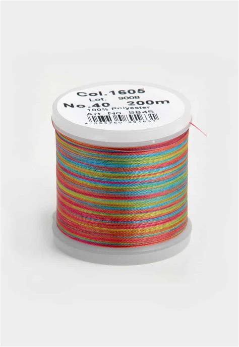 Madeira Polyneon 40 - Multi Color Thread 1605 (1000m) • Perth Sewing ...