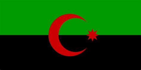 Fictional Islamic North African Flag (New) : r/vexillology