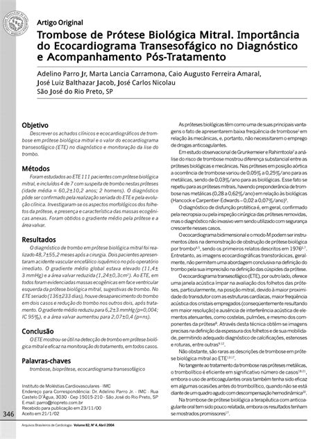 (PDF) Bioprosthetic Mitral Valve Thrombosis. Importance of Transesophageal Echocardiography in ...