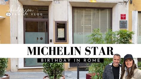 We Ate At A Michelin Star Restaurant in Rome | Italy Travel | Travel Vlog - YouTube