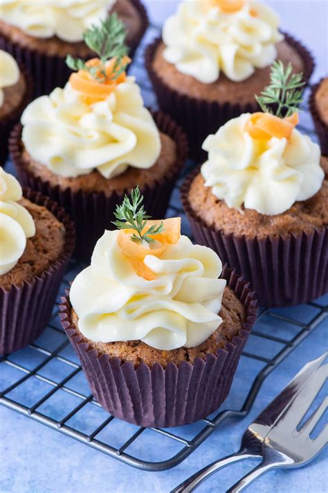 Carrot Cake Cupcakes | Charlotte's Lively Kitchen