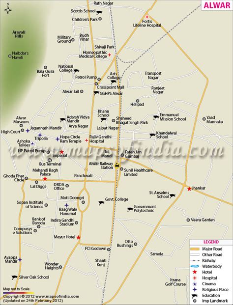 Alwar city map