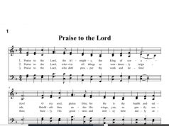 praise to the lord the almighty instrumental - free download - Sda Hymnal