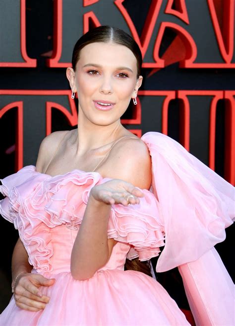 Millie Bobby Brown: Stranger Things Season 3 Premiere in Santa Monica ...