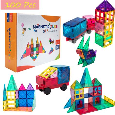 Magnetic Building Blocks STEM Educational Toys Preschool Educational ...