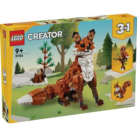 LEGO® Creator 3-in-1 Forest Animals: Red Fox – AG LEGO® Certified Stores