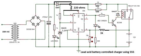 Simple Lead Acid Battery Charger Circuit Diagram - Circuit Diagram