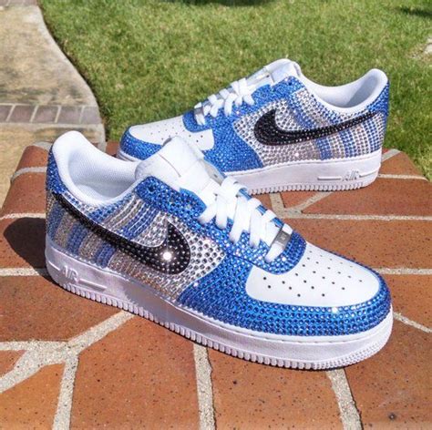 Custom Nike Air Force 1 "CrazyCrystal" | Sneakers men fashion, Nike air ...