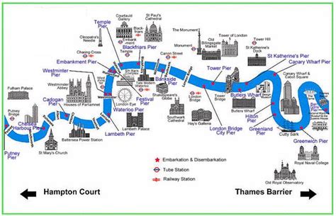 Maps Of Thames River