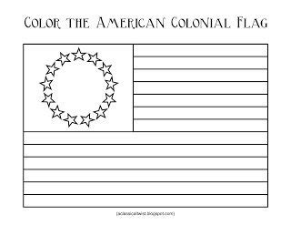 Homeschooling with a Classical Twist: Original 13 Colonies and Colonial Flag {Printable ...