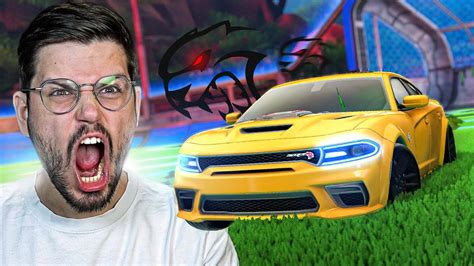 Je FREESTYLE avec LA NOUVELLE DODGE CHARGER SRT HELLCAT sur ROCKET LEAGUE - YouTube