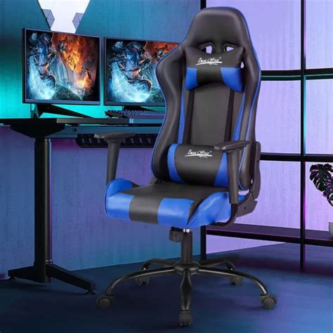 GAMING CHAIR ADJUSTABLE Ergonomic Office Computer Desk Chair w/ Lumbar Support $136.99 - PicClick