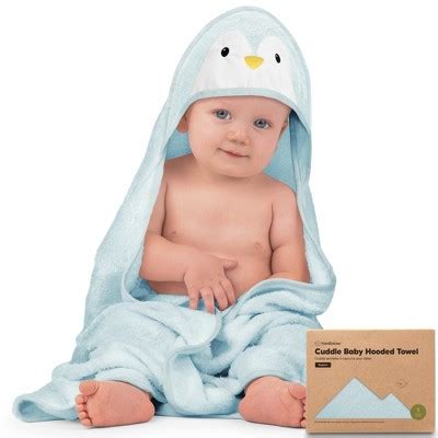 Keababies Cuddle Baby Hooded Towel, Organic Baby Bath Towel, Hooded ...