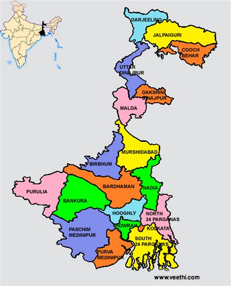 Muslim Population in Districts of West Bengal - Muslim Census