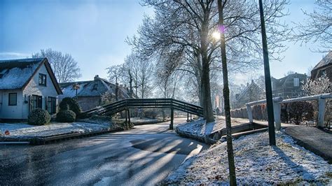 HD wallpaper: giethoorn, winter, frost, netherlands, frozen, nature, ice | Wallpaper Flare