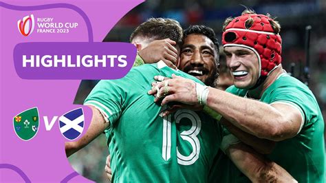 Ireland power past Scotland to quarters | Ireland v Scotland | Rugby ...