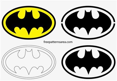 Free Batman Logo Vector Pattern - Silhouette Batman - 850x555 PNG Download - PNGkit