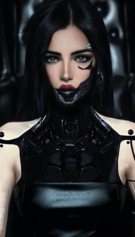 dbh oc Cyberpunk Makeup, Cyborg Makeup, Futuristic Makeup, Futuristic Art, Cyberpunk Art, Female ...