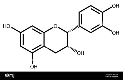 Epicatechin structural formula Stock Photo - Alamy