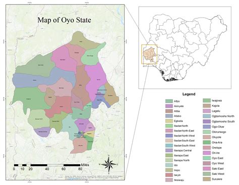 Map of Oyo State | Spatialnode