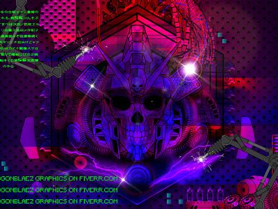 CYBERPUNK SKULL by Blaesius Ong on Dribbble