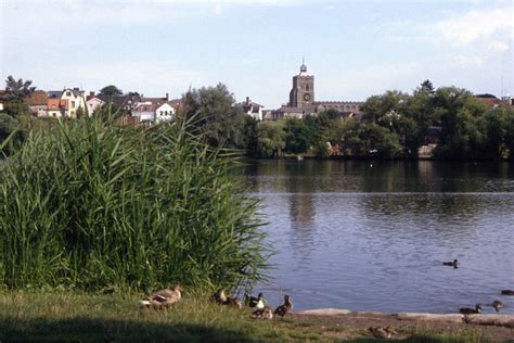 Diss - The Mere and St Mary's Church © Colin Park :: Geograph Britain and Ireland