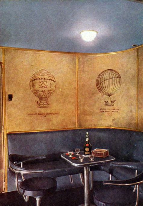 The Interior of the Hindenburg Revealed in 1930s Color Photos: Inside ...