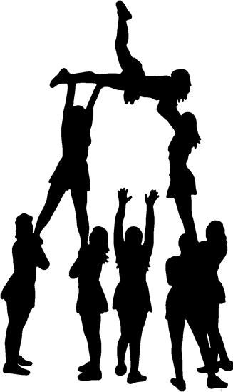 Cheer Stunt Clipart | Free download on ClipArtMag