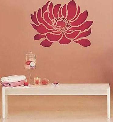 Flower Stencil Anemone Grande LG - Reusable Stencils Better Than | Flower wall stencil, Stencil ...