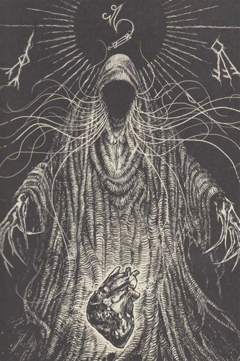 Gullveig as the rime-thurs crone Heiðr‎ | Art, Occult, Horror art