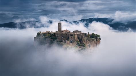 2048x1152 Resolution Civita di Bagnoregio Town 2048x1152 Resolution Wallpaper - Wallpapers Den