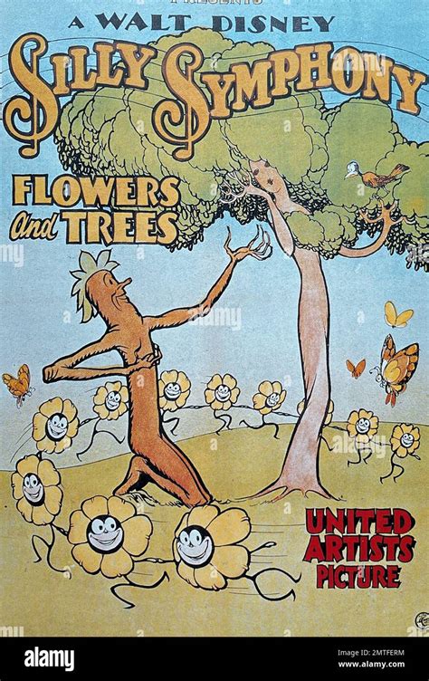 FLOWERS AND TREES 1932 Silly Symphonies cartoon by Walt Disney Productions Stock Photo - Alamy