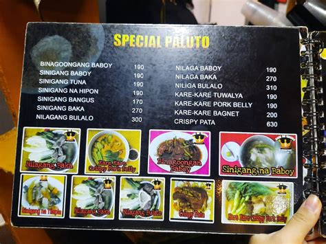 Menu at 3 Hari ng Kusina Restaurant, Dasmariñas