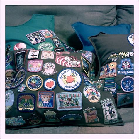 Girl Scout Vest Pillows · How To Make A Recycled Cushion · Sewing on ...