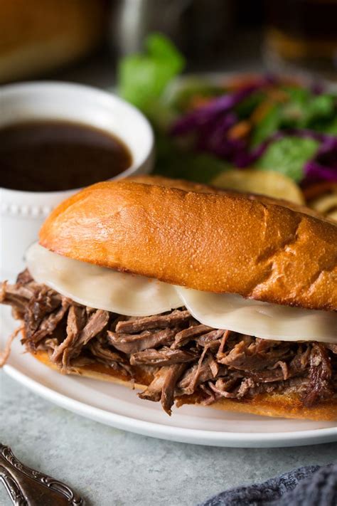 French Dip Sandwich {Slow Cooker Method} - Cooking Classy