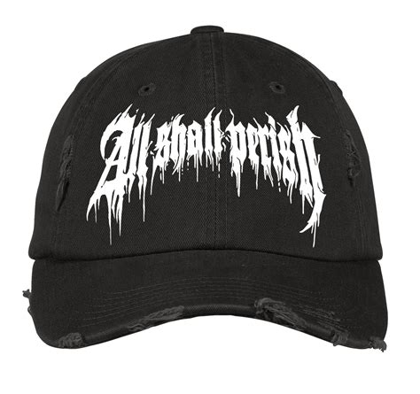 All Shall Perish - Distressed Dad Hat – Official All Shall Perish Merch Store