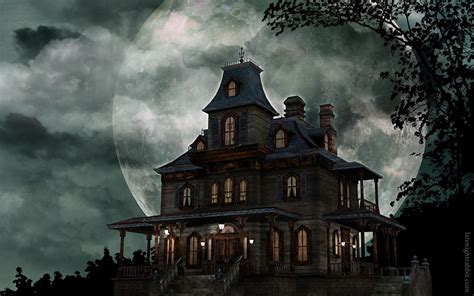 1280x800 Bunny Manor | Haunted house pictures, Scary haunted house, Halloween wallpaper backgrounds