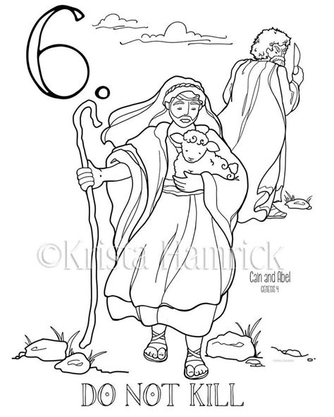 7th Commandment Pages Coloring Pages