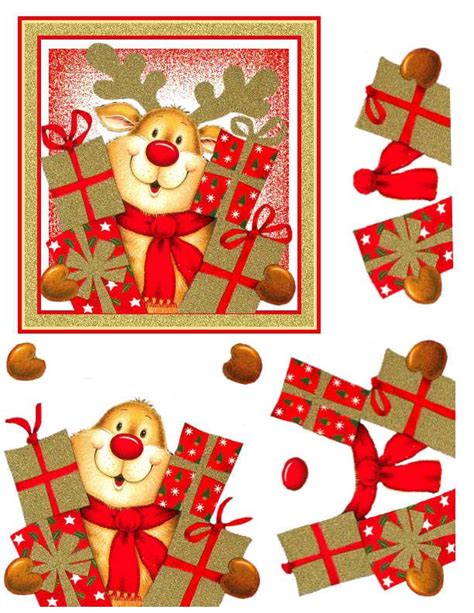 Pin by nicole G on 3DEE CHRISTMAS | Christmas decoupage, Christmas cards to make, Christmas sheets