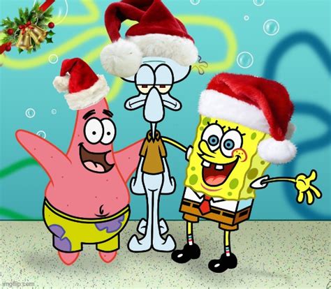 Spongebob Christmas Template Blank Template - Imgflip