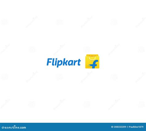 Flipkart Logo Editorial Illustrative on White Background Editorial ...