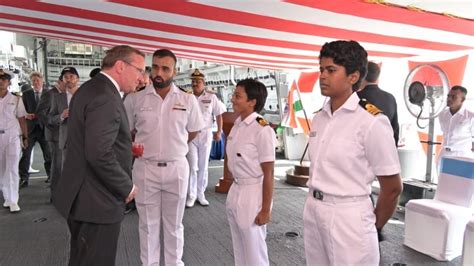 IN PHOTOS: German Defence Minister visits Western Naval Command headquarters