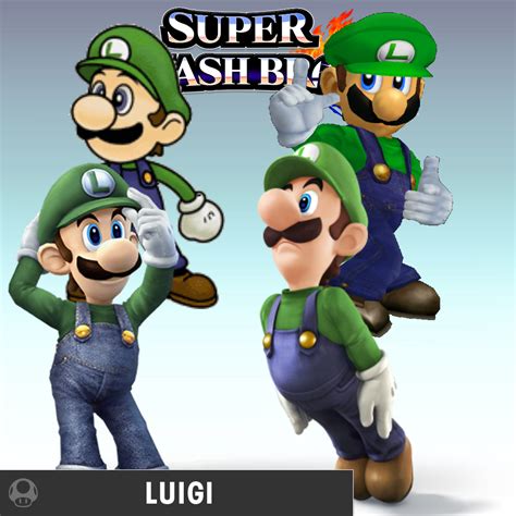 Super Smash Bros: Luigi by BatNight768 on DeviantArt