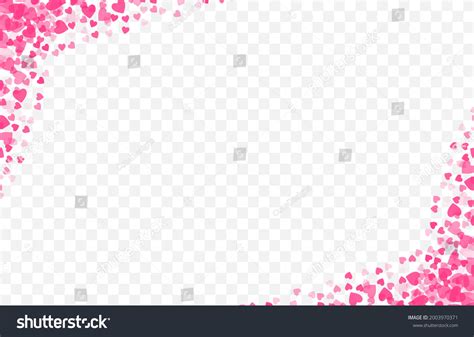 Heart Frame Border Illustration Decoration Stock Vector (Royalty Free ...