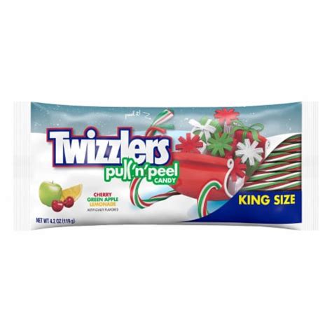 TWIZZLERS PULL 'N' PEEL King Size Holiday Candy, 4.2 oz - Kroger